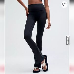High Rise mini flare leggings | black | SZ 6